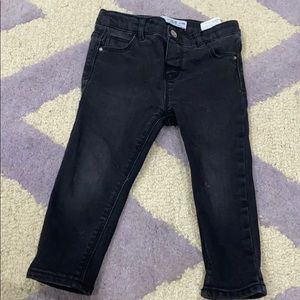 Zara black jeans 12-18 months